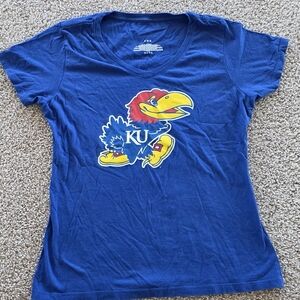 Fanatics Blue Kansas Jayhawks Short Sleeve Tee